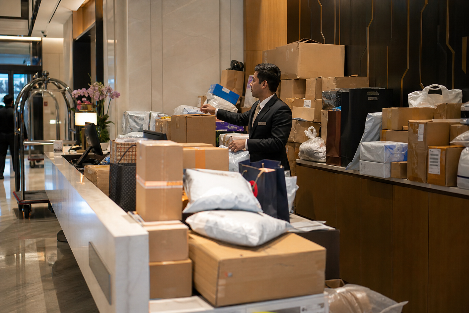 Deretan Loker Modern untuk Penyimpanan Paket dan Barang Mandiri