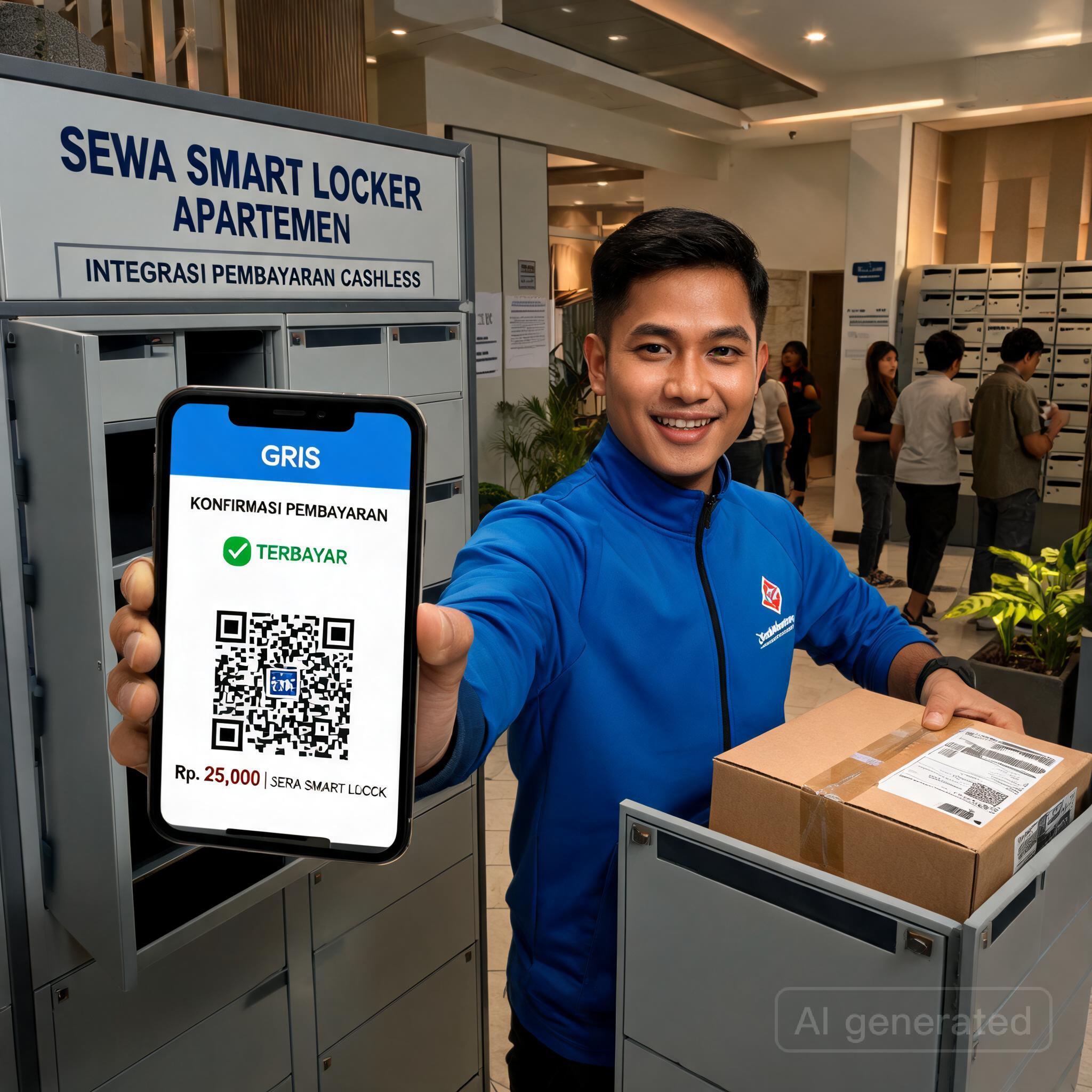 Ilustrasi Manfaat Menggunakan Smart Locker untuk Apartemen dan Residensial