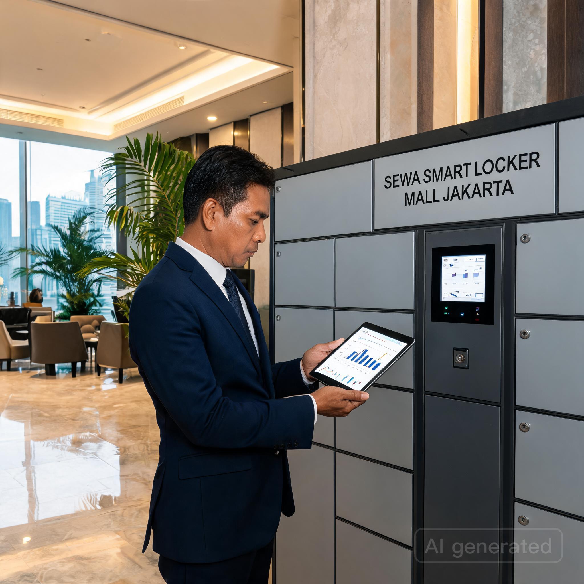 Ilustrasi Sewa Smart Locker : Solusi Terbaik untuk Penitipan Barang