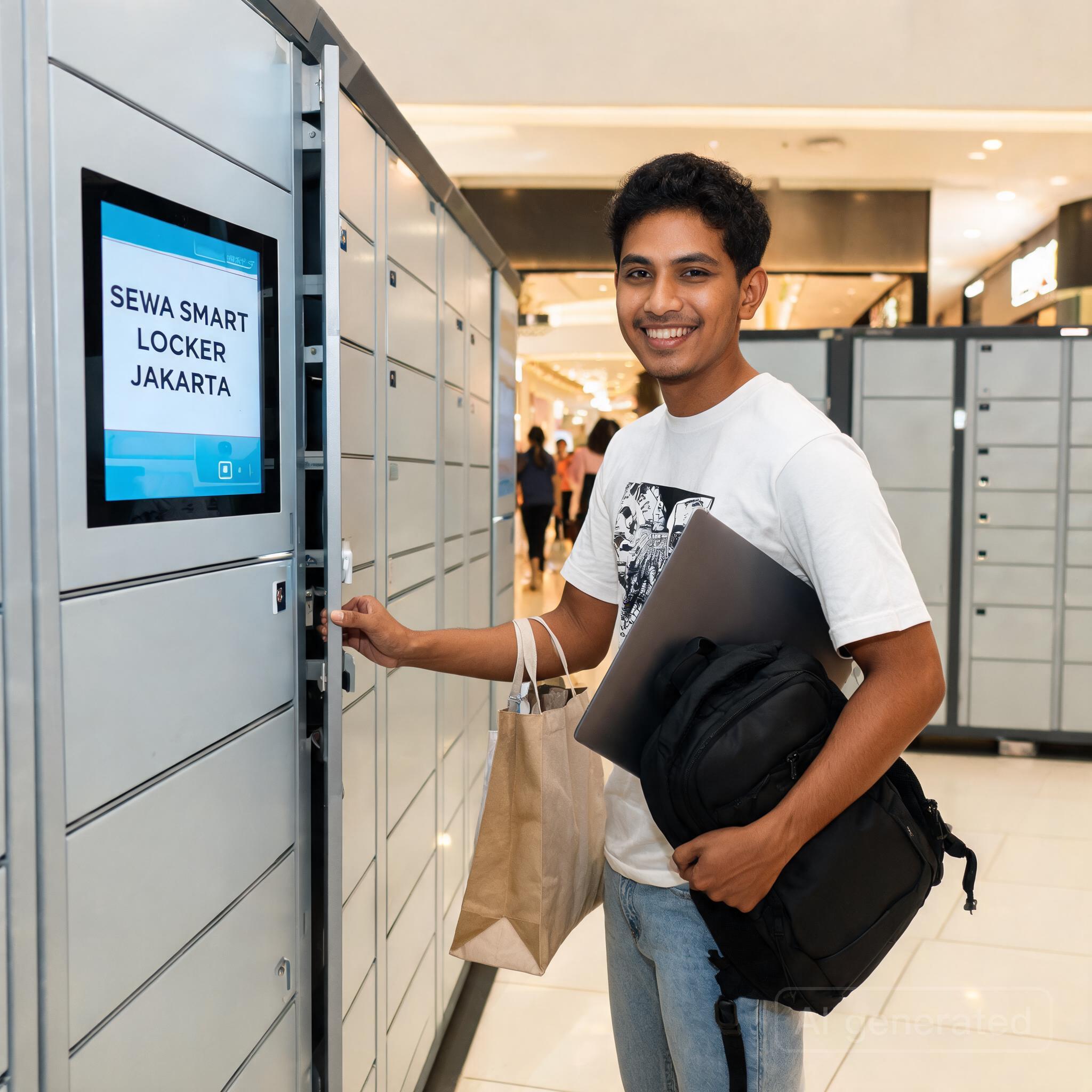 Ilustrasi Sewa Smart Locker : Solusi Terbaik untuk Penitipan Barang