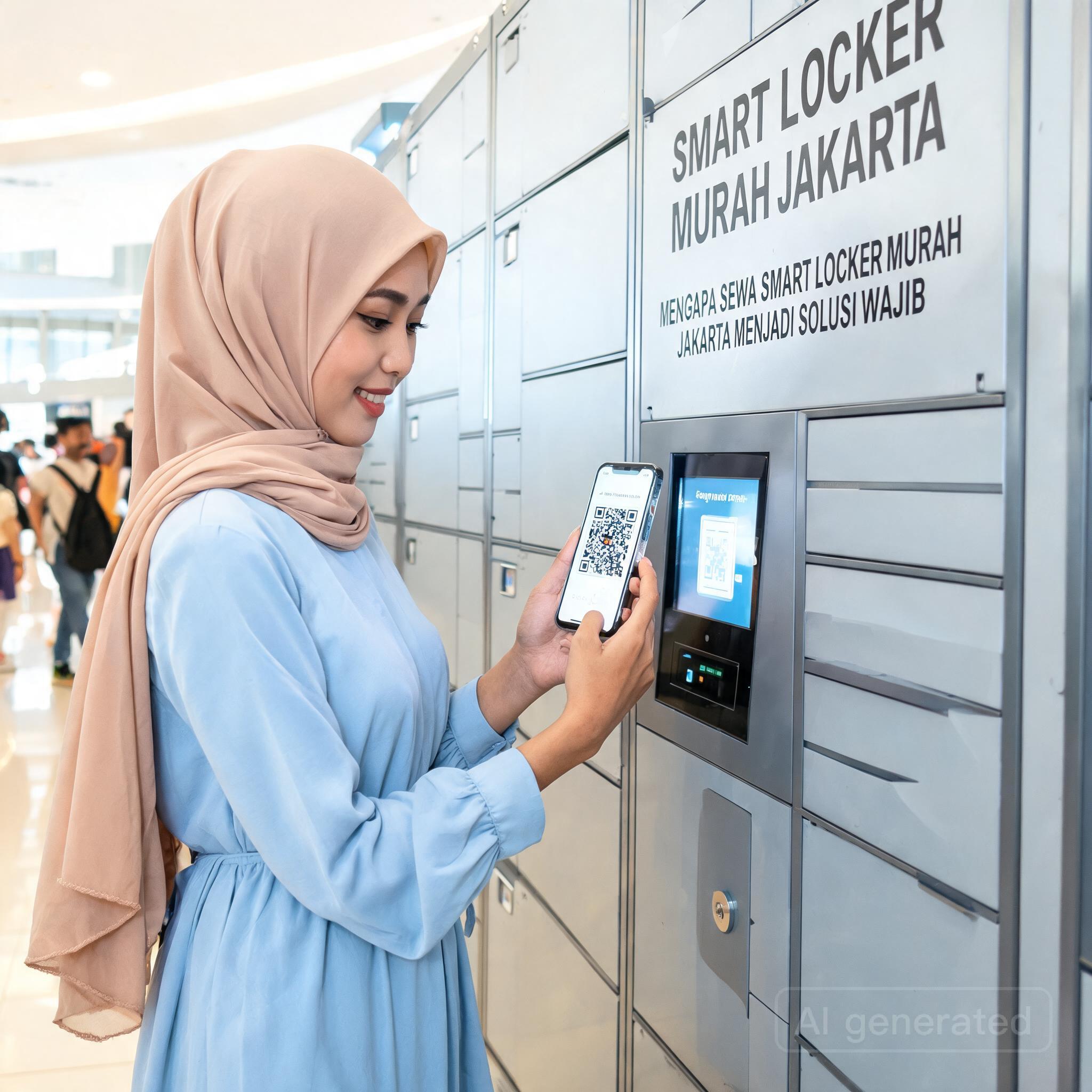 Ilustrasi Sewa Smart Locker untuk Event: Solusi Aman untuk Penyimpanan Barang