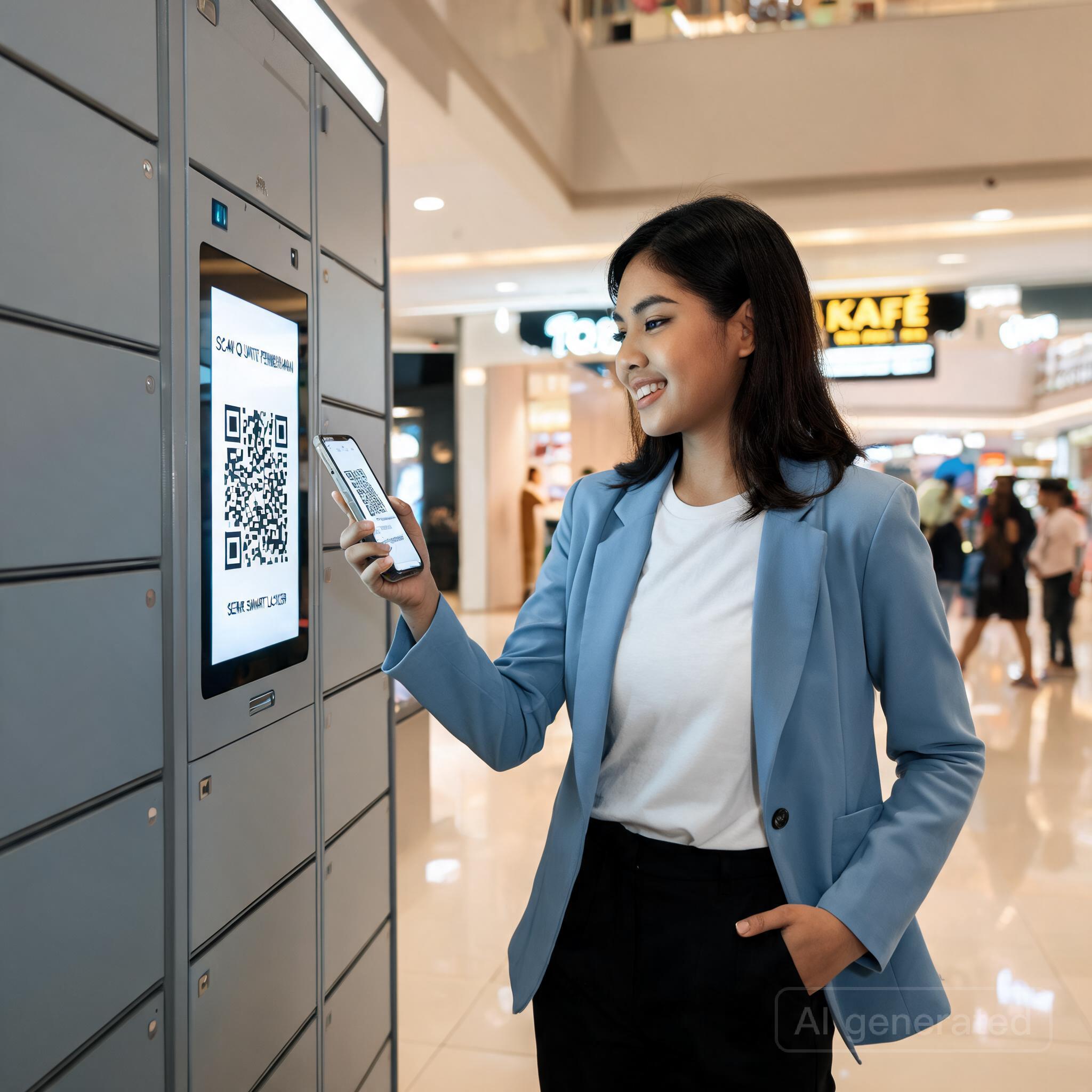 Ilustrasi Sewa Smart Locker adalah Investasi Menguntungkan untuk Bisnis Anda