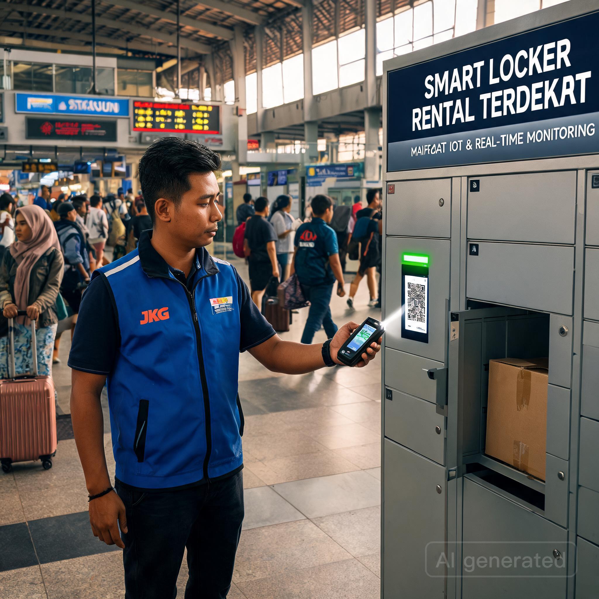 Ilustrasi Panduan Lengkap Jasa Sewa Smart Lockers untuk Logistik Terkini