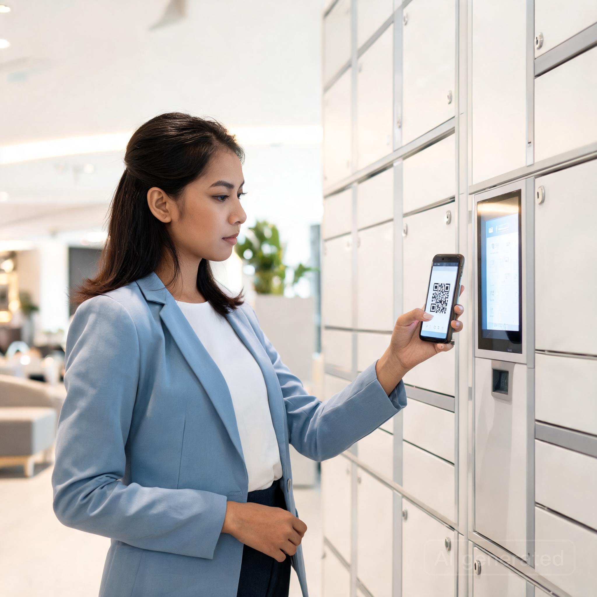 Ilustrasi Panduan Memilih Jasa Sewa Smart Locker untuk Fasilitas Mall dan Stasiun