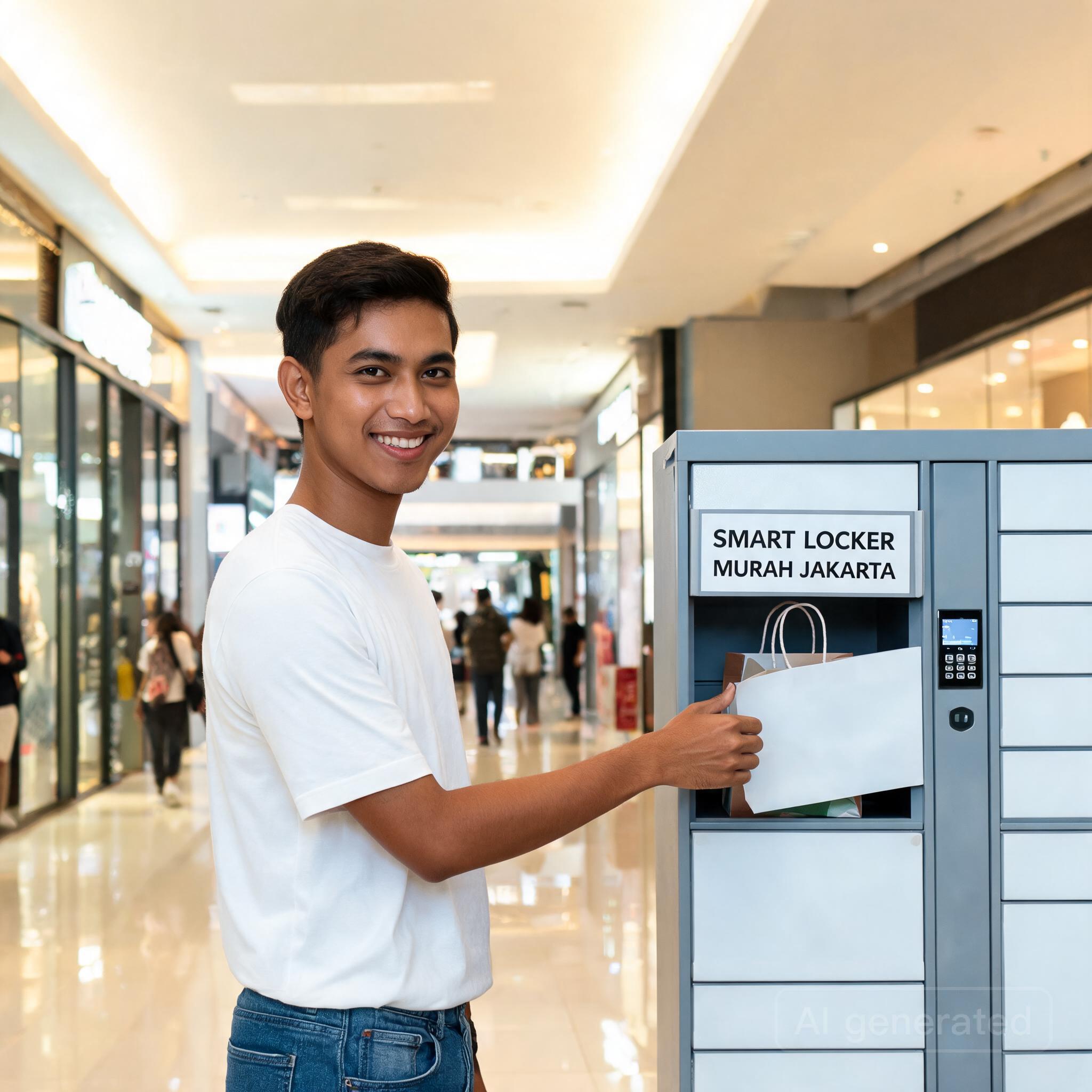 Ilustrasi Sewa Smart Locker untuk Event: Solusi Aman untuk Penyimpanan Barang