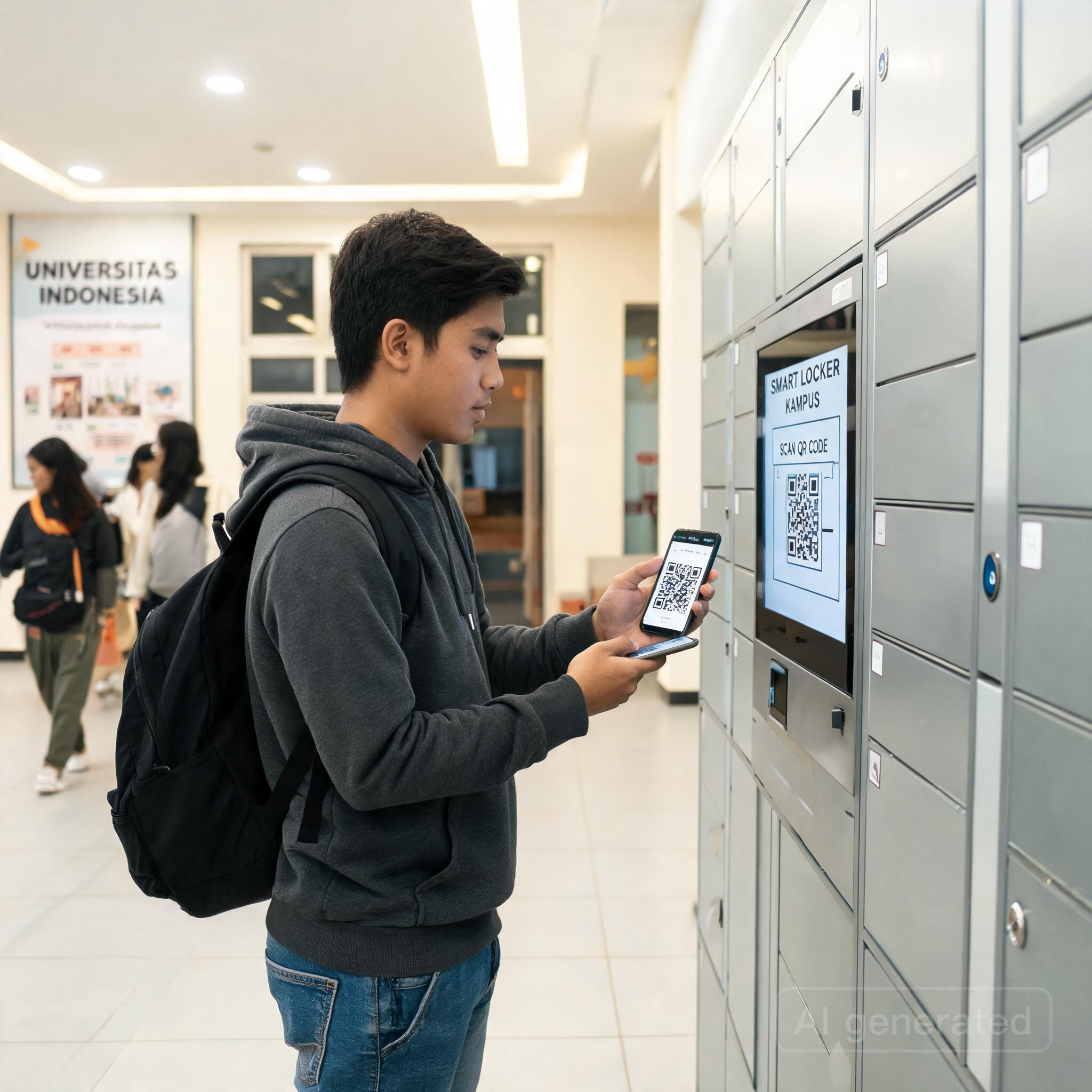 smart locker untuk kampus bagian 1