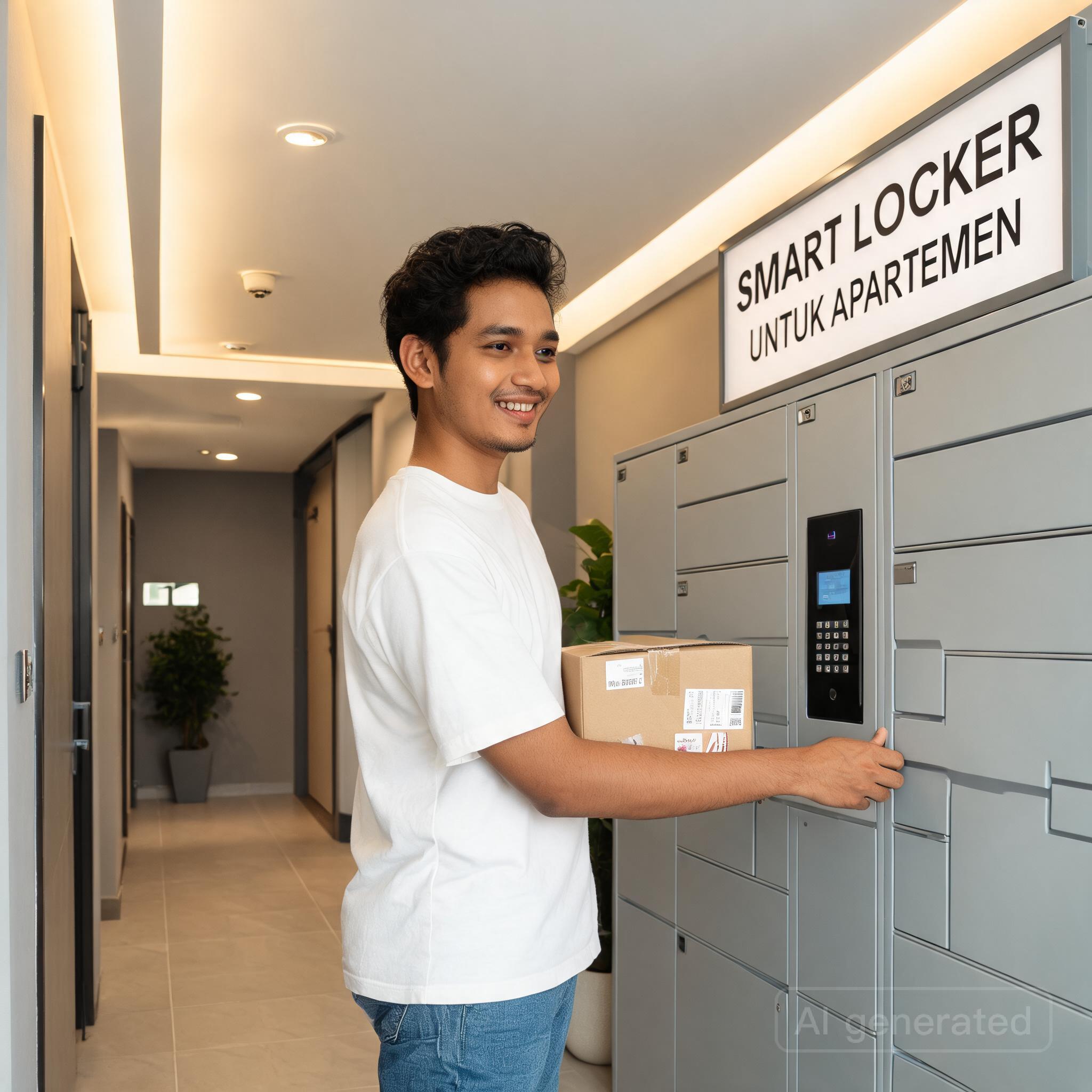 smart locker untuk apartemen bagian 5