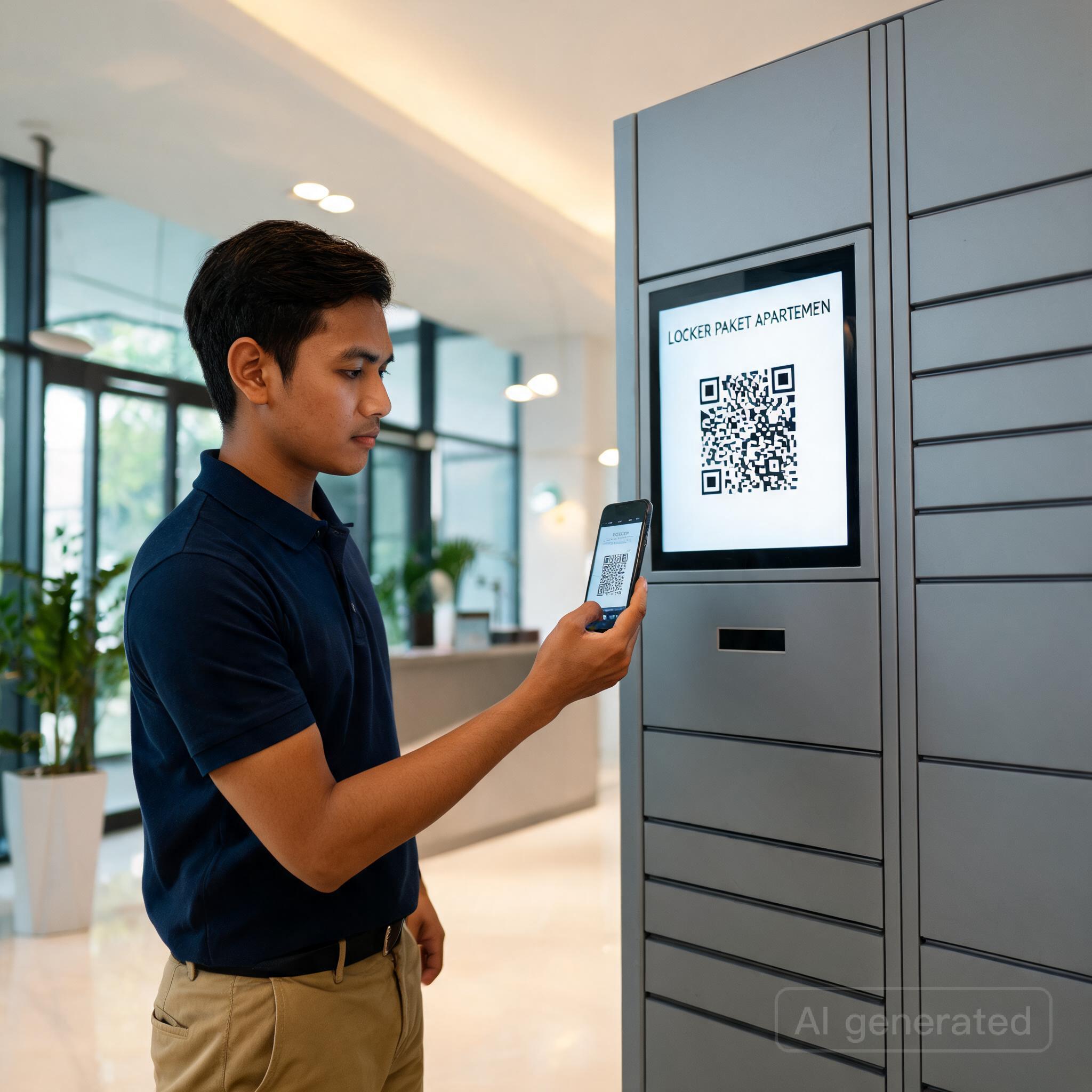 smart locker sistem paket apartemen bagian 1