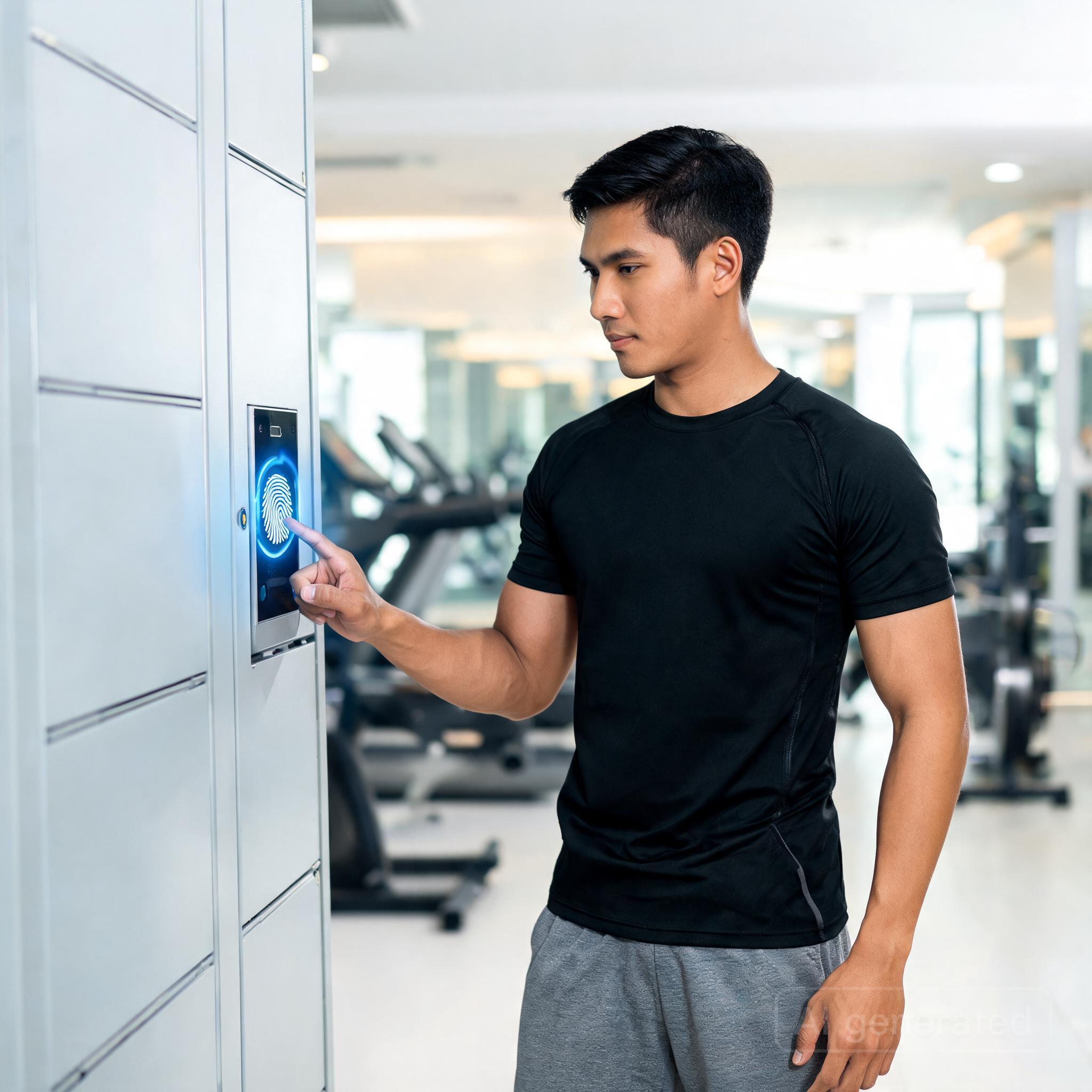 smart locker anti maling fingerprint bagian 1