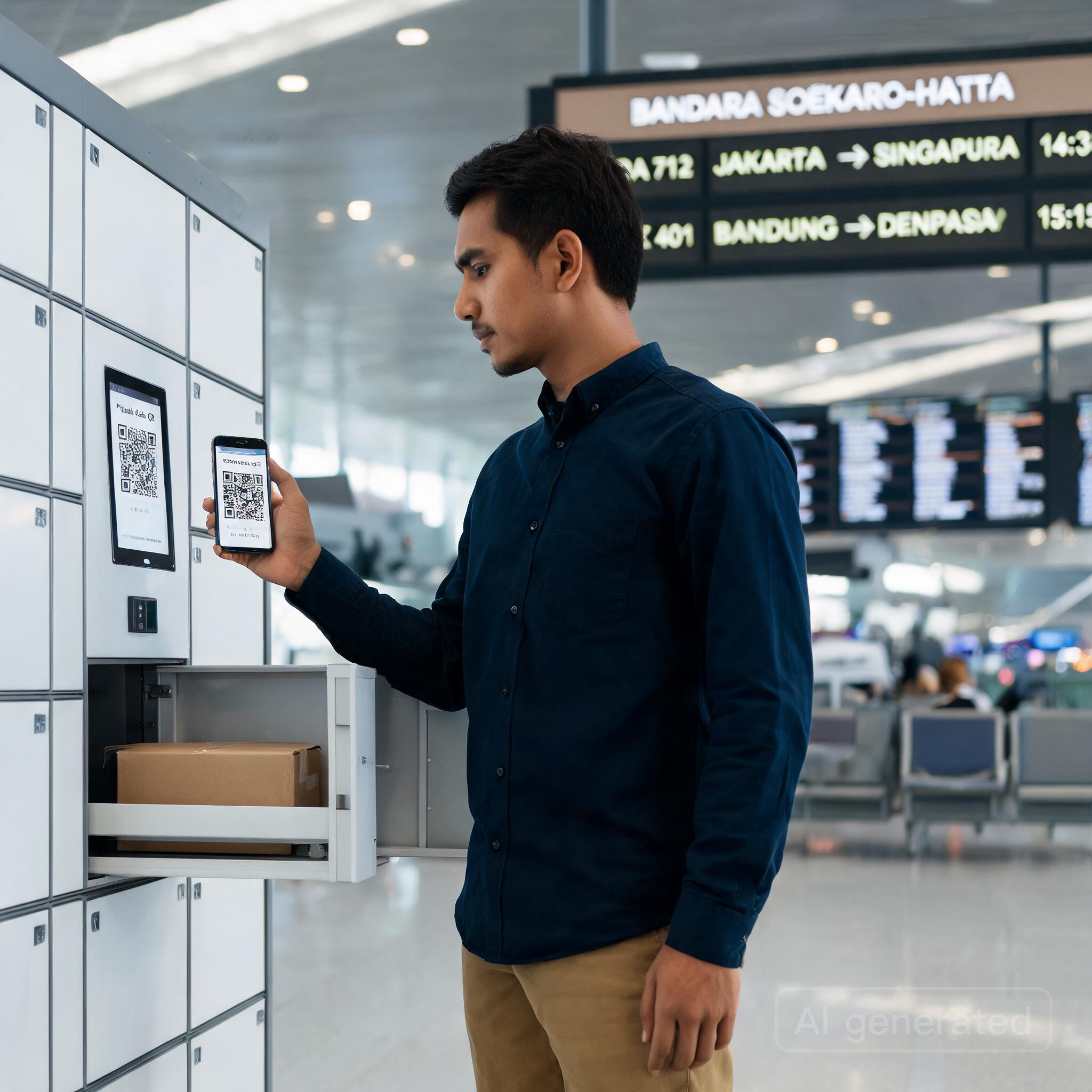 Smart Locker di Bandara bagian 1