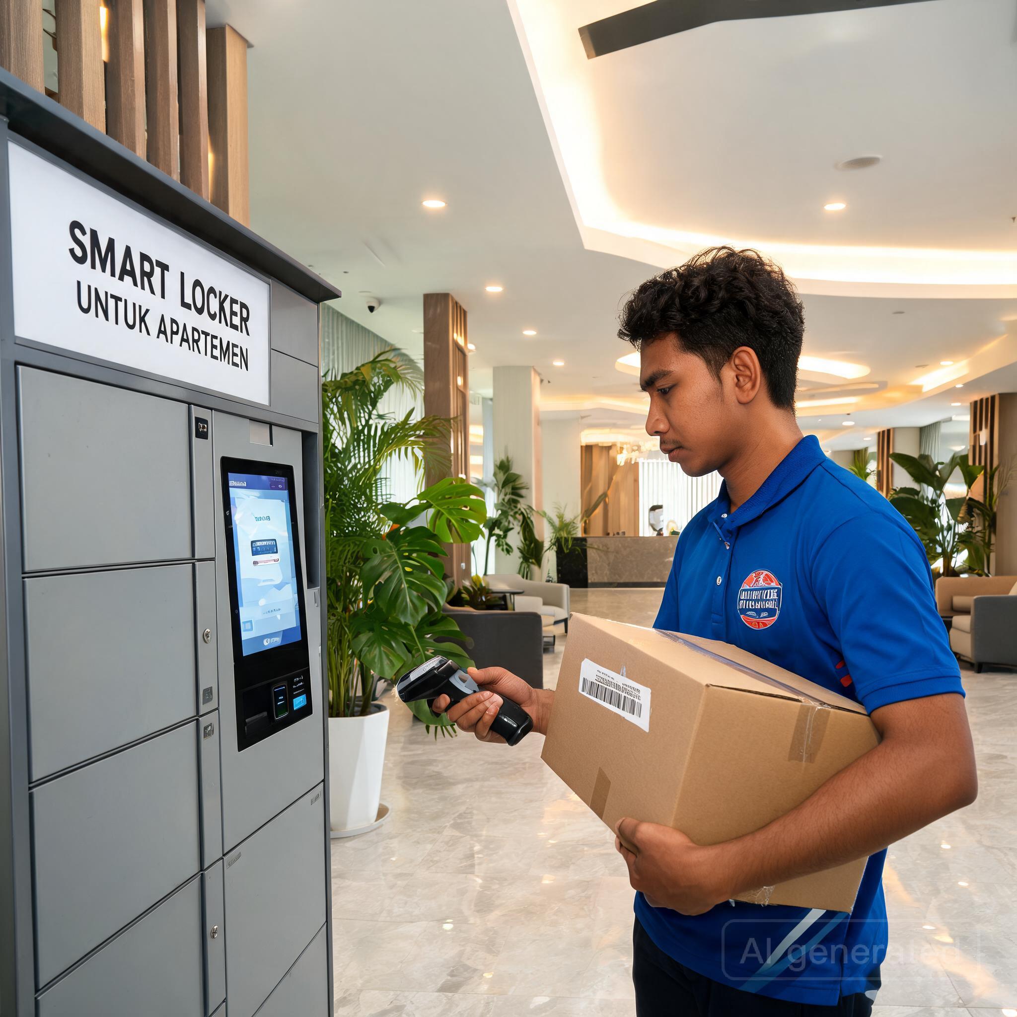 Smart Locker untuk Apartemen bagian 1