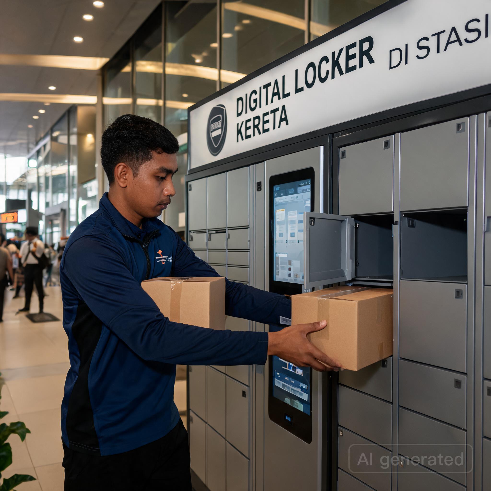 Digital Locker di Stasiun Kereta bagian 2