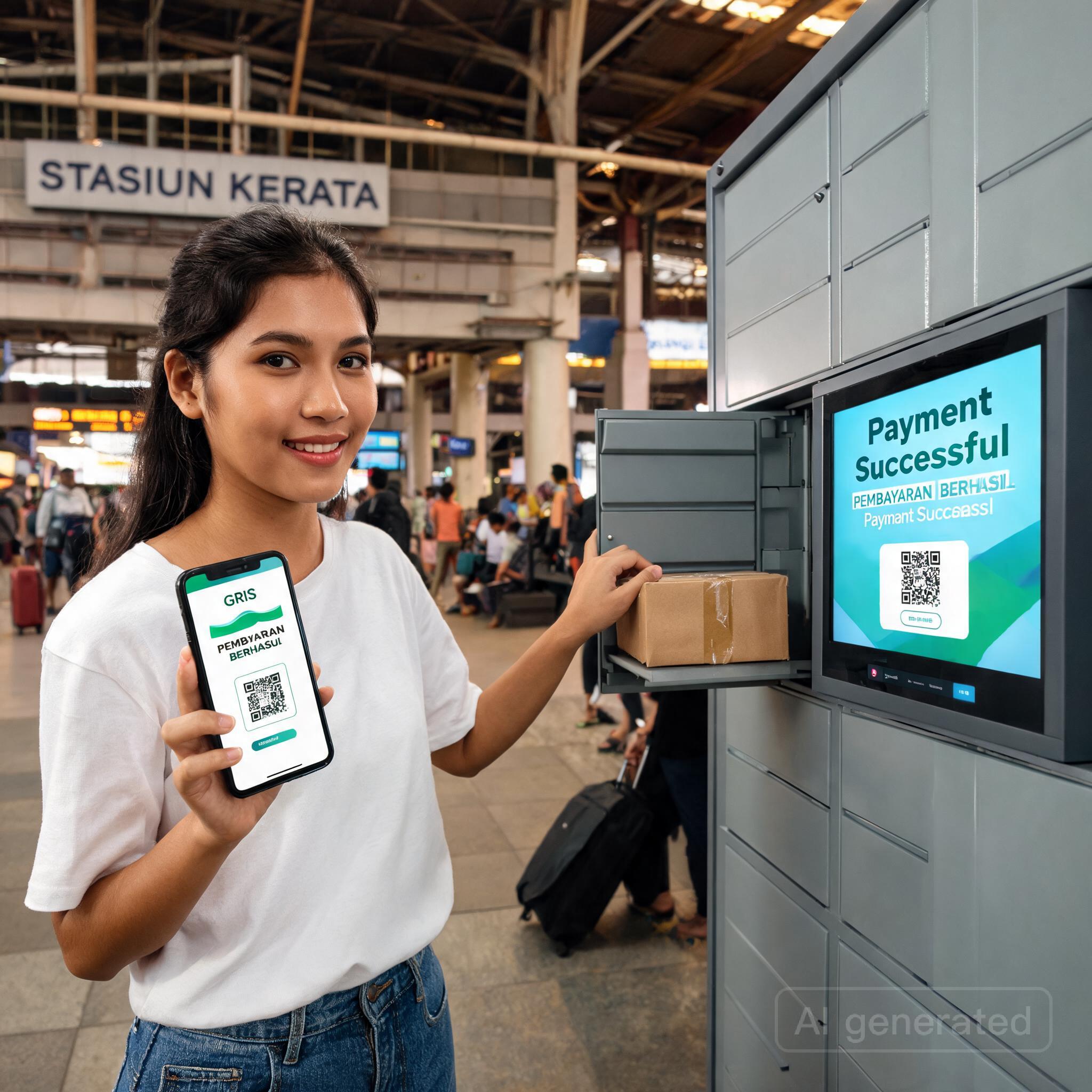 Digital Locker di Stasiun Kereta bagian 3